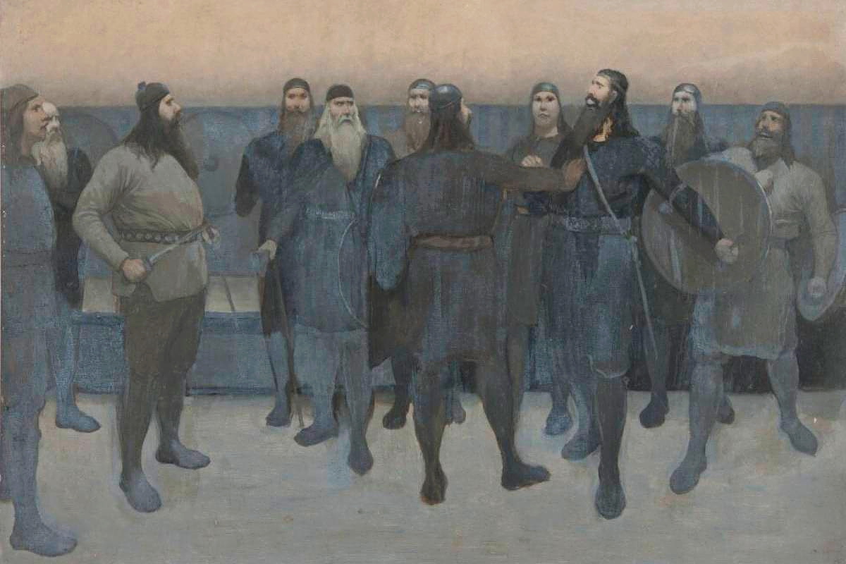 Njáls saga is one of the longest and most detailed Icelandic sagas. It tells how a personal dispute between two respected men led to decades of feuding.