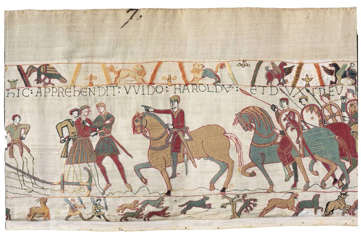 A scholarly debate has emerged over whether the Bayeux Tapestry contains 93 or 94 depictions of male genitalia.