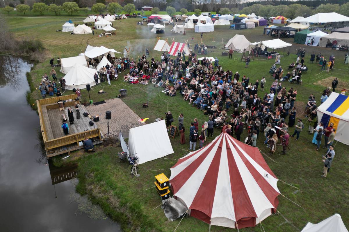 The organizers of the Viking Experience Festival secured an 80-acre property in Oxford, North Carolina, where this year's event takes place for the first time.