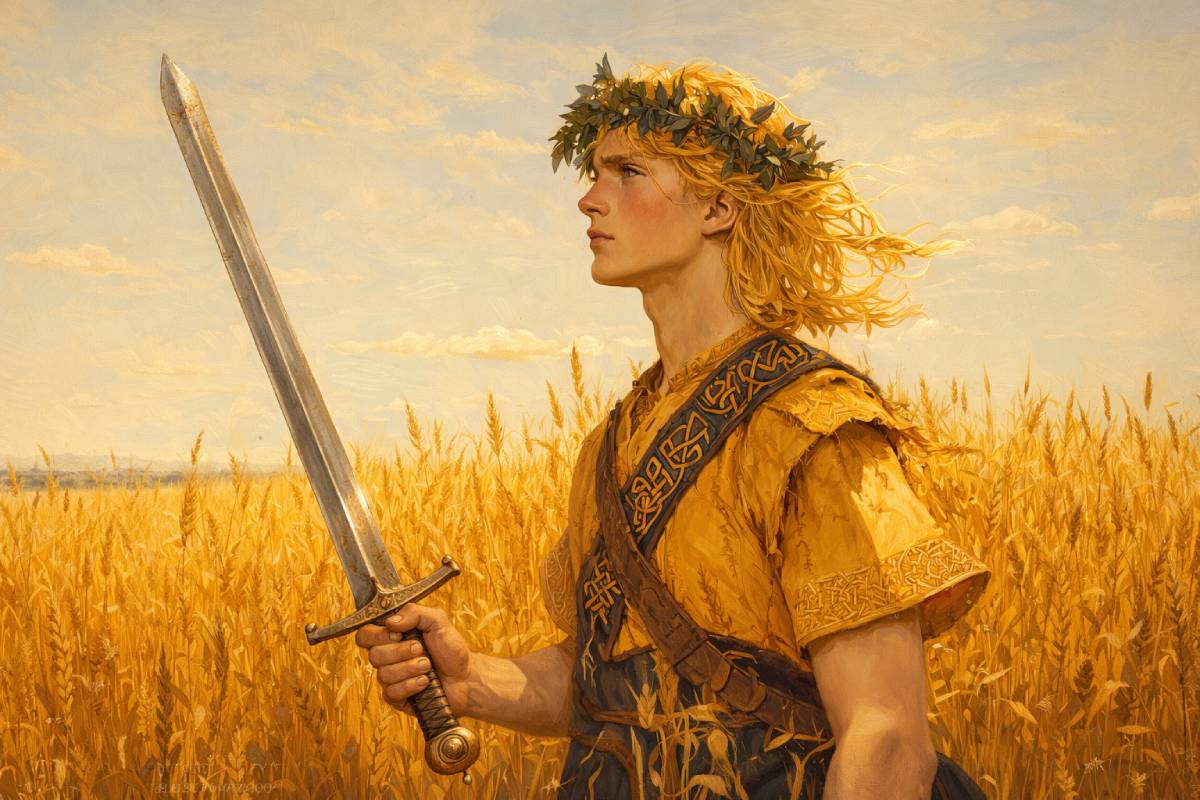 Freyr owned a magical sword in Norse tradition, a weapon said to strike on its own and serve as a decisive advantage in battle.