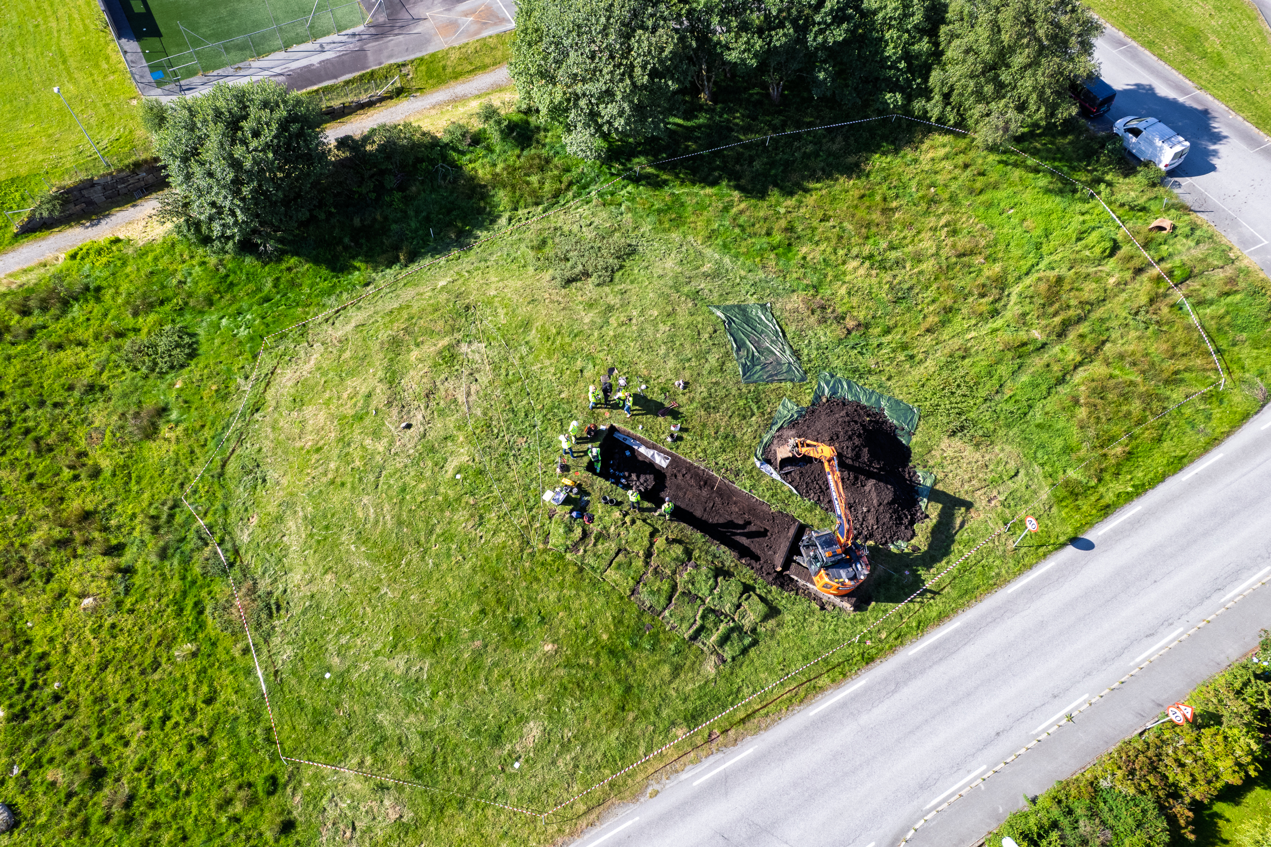 Grønhaug burial mound. Source: Norwegian National Agency for Cultural Heritage