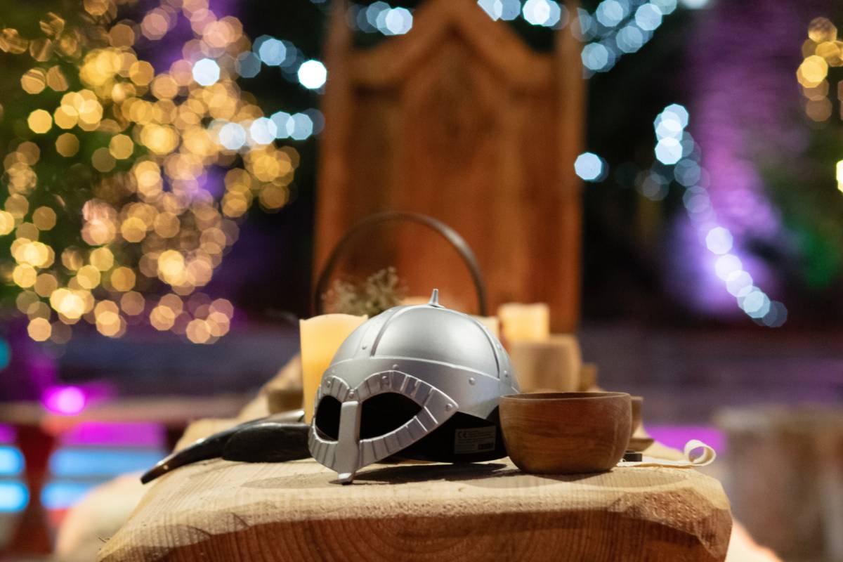 The 700-year-old Buckland Abbey in Devon, England, explores Norse Yule traditions through historical displays during its annual winter event.