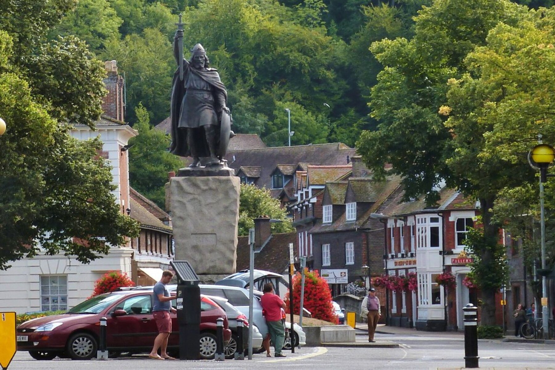 Statue of Alfred the Great in Winchester. Source: Wikimedia