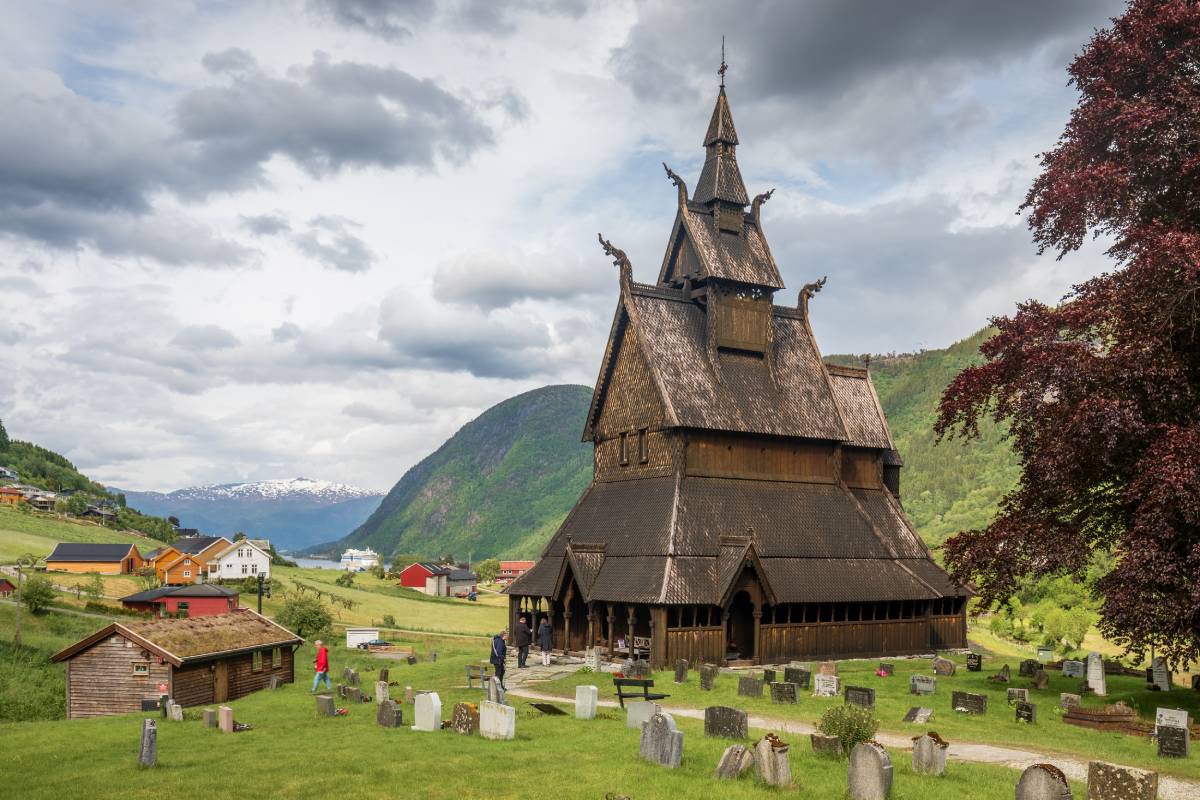 Hopperstad Stave Church is a medieval wooden church located in western Norway.
