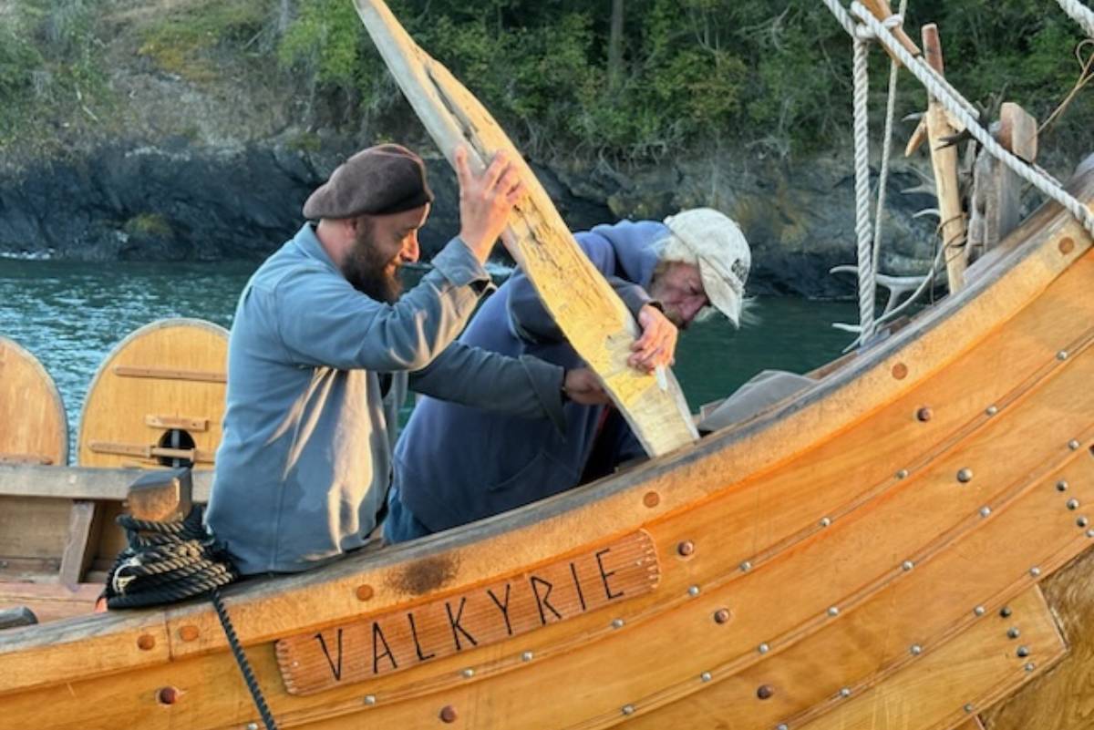 Inspired by a family promise, the Knudsen family led a volunteer-driven project to construct Valkyrie, a Viking ship replica, in the Pacific Northwest.