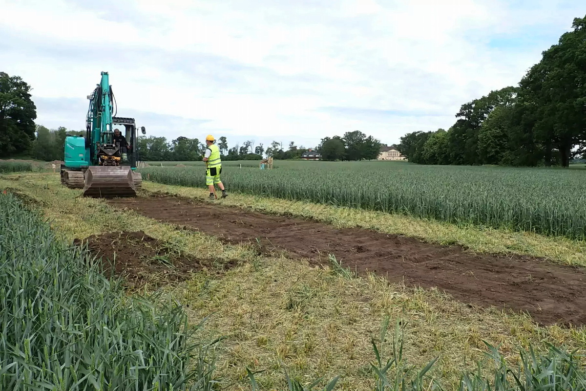 The discovery of 70 rivets at Jarlsberg Manor in Norway has provided clear evidence of a Viking ship burial beneath the field.