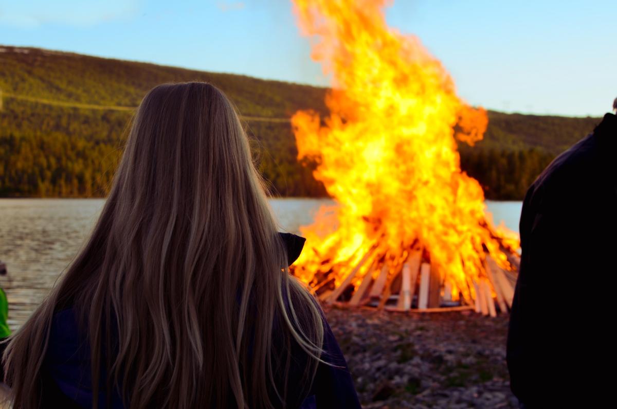 Sankthansaften (St. John's Eve), also known as Midsummer, is celebrated widely today throughout the Nordic region.