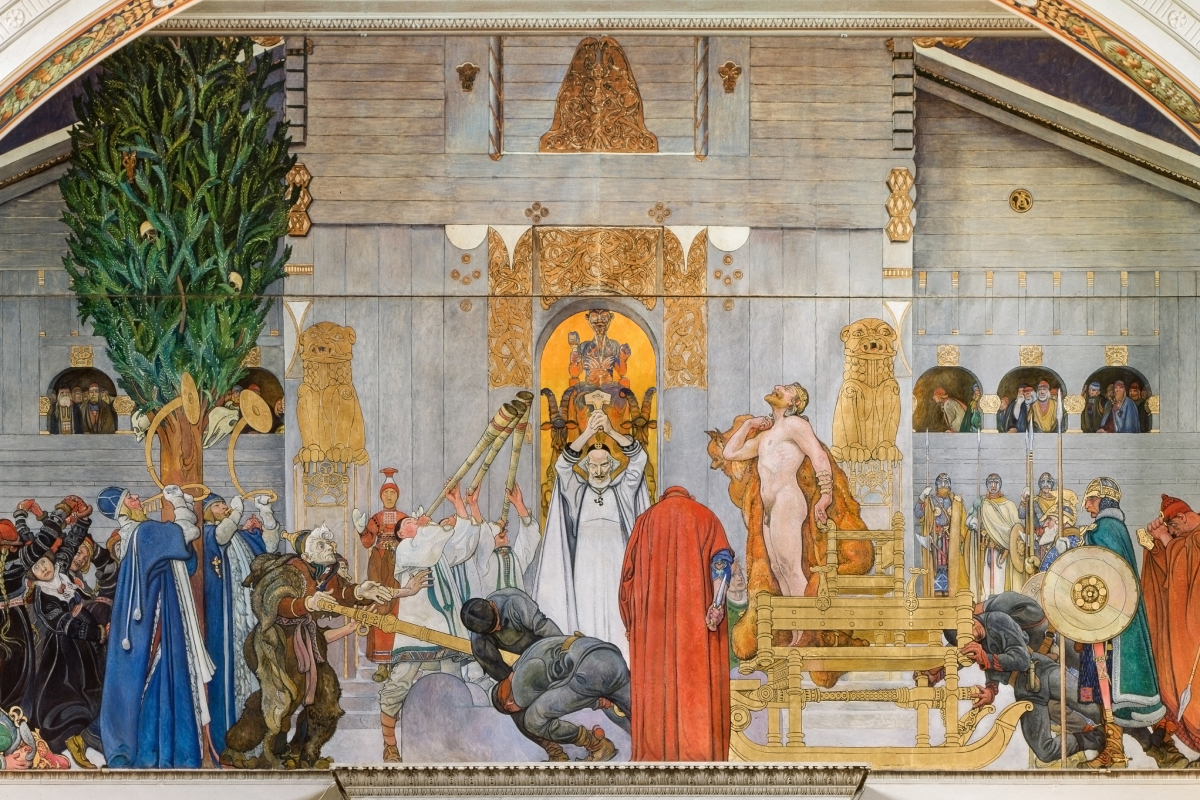 Blots, or ritualistic sacrifices, were central to Viking religious practices, serving as offerings to Norse gods to seek their favor and avert misfortune.