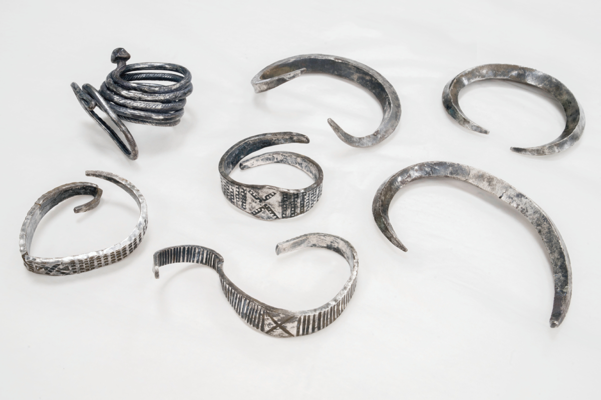 Archaeological student Gustav Bruunsgaard discovered seven silver bracelets in Denmark, which experts have confirmed as authentic Viking Age artifacts.