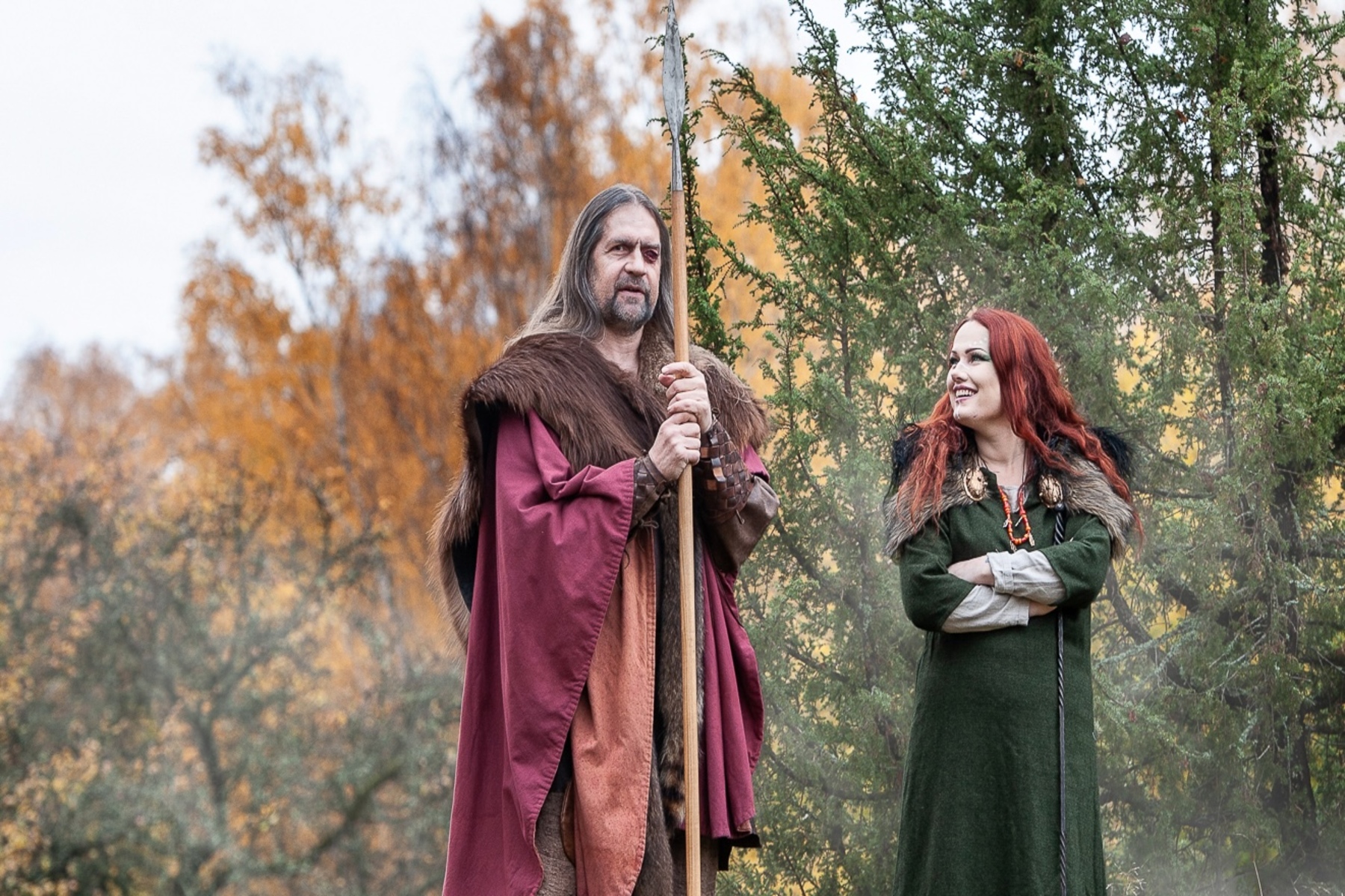 Odin and Freyja at Álfablót. Source: Tallee Savage / Birka Viking Museum