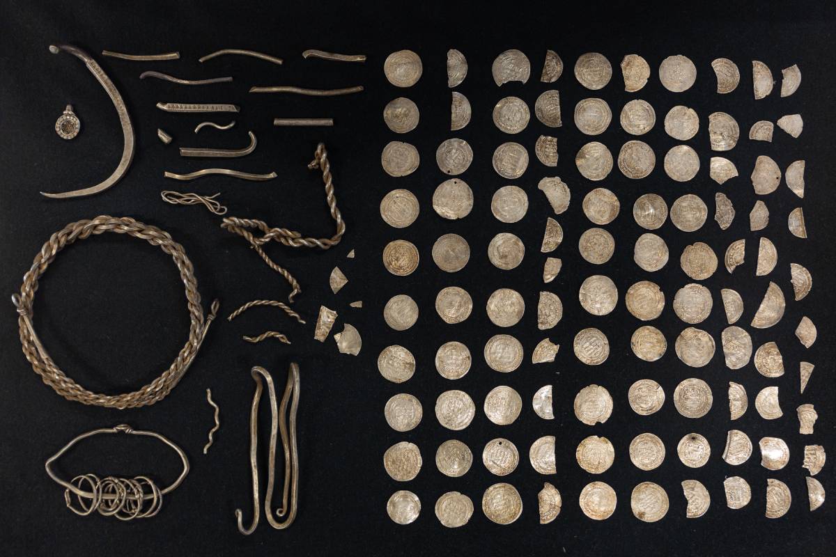 Unearthed in 2019 through illegal metal detecting, a Viking hoard in southern Sweden was only recently handed over to authorities.