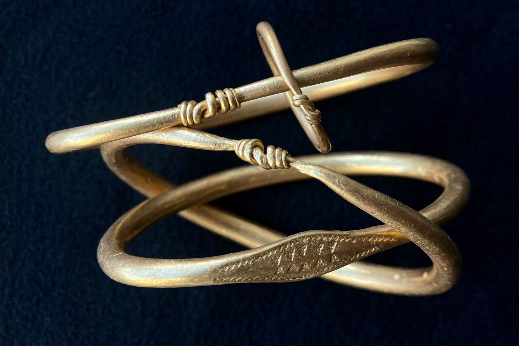 Rold gold bracelets. Image: North Jutland Museums