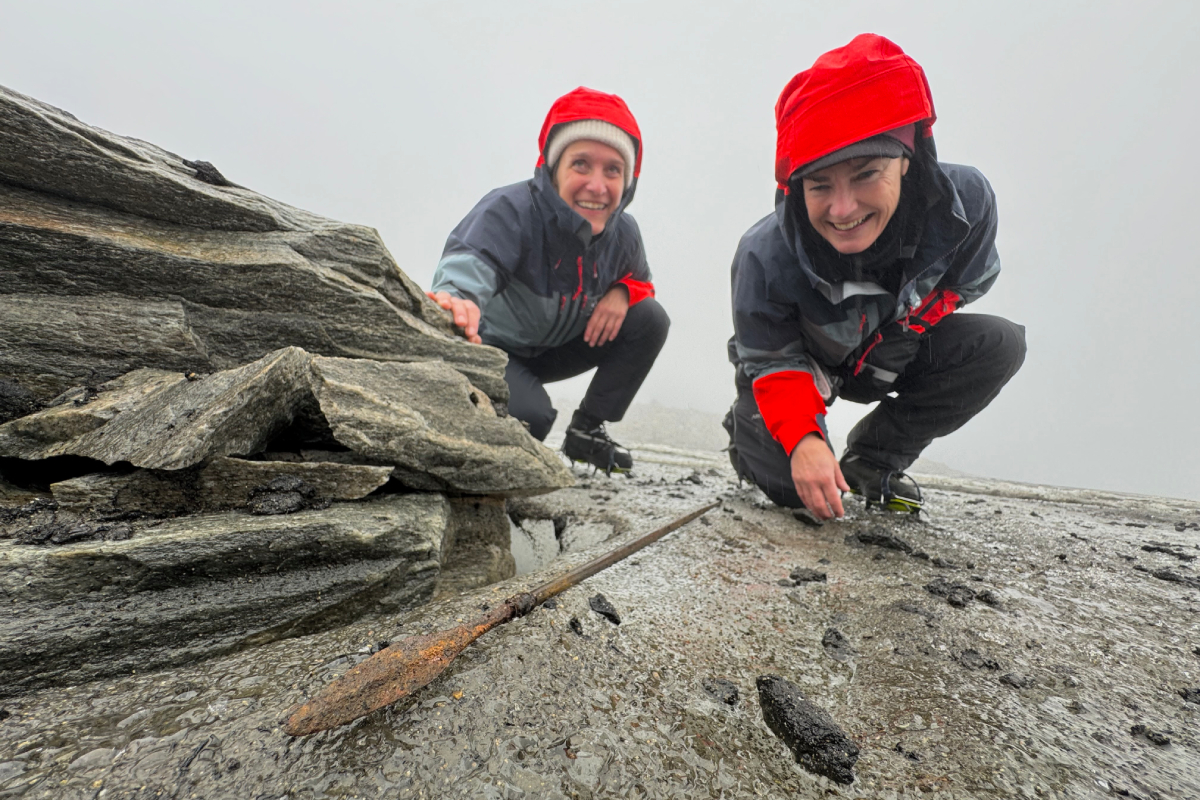 Archeologists at Lendbreen Pass in Norway recently uncovered two ancient arrows, one dating back 1,300 years and the other between 1,400 and 1,700 years.