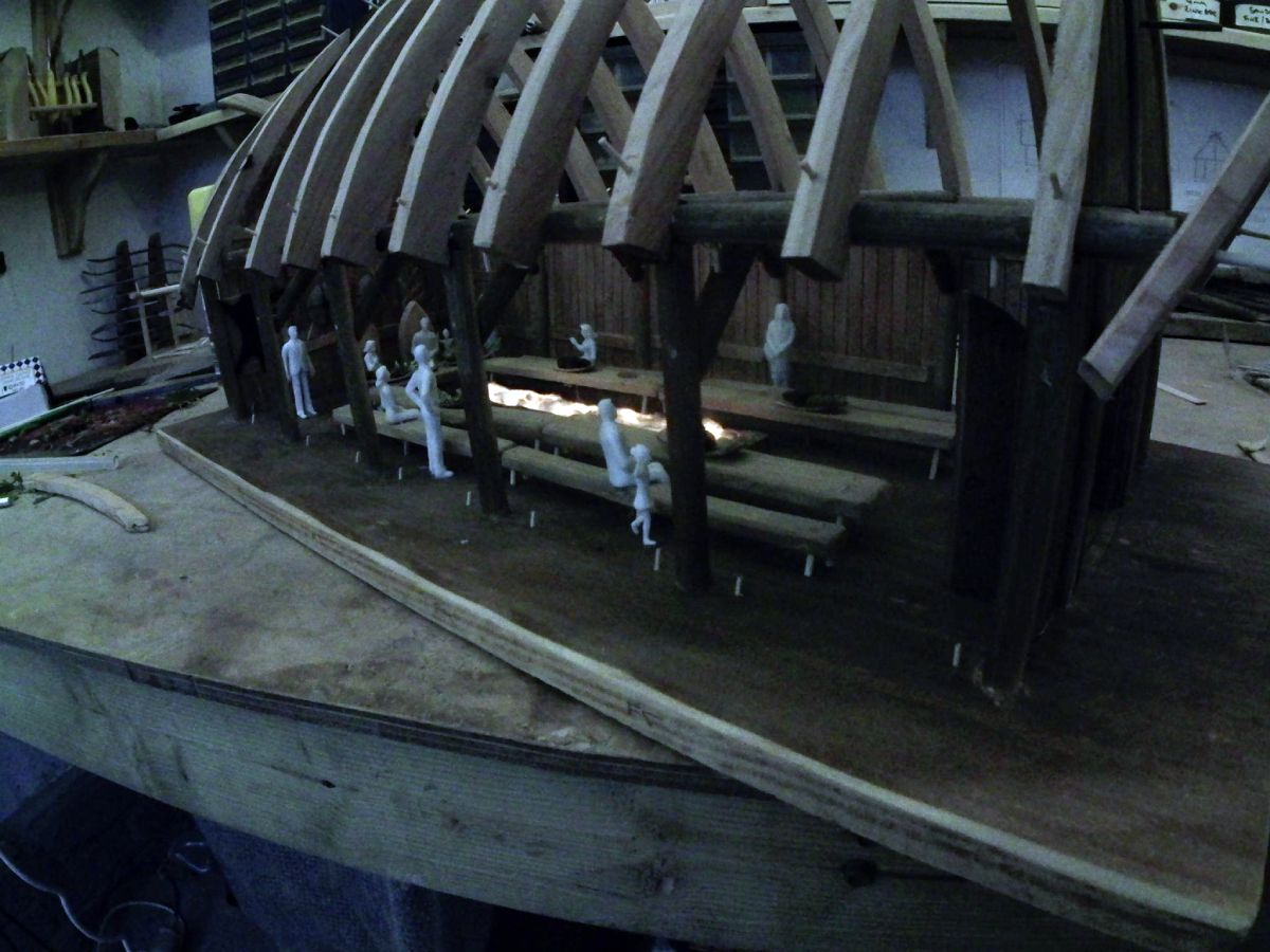 Chris Hall plans to construct multiple robust wooden structures.