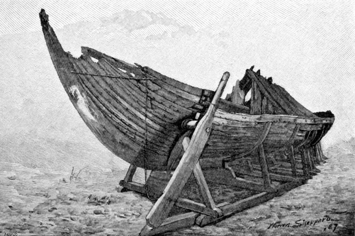 The desecration of the Gokstad and Oseberg burial mounds involved removing valuable artifacts and leaving long trenches, possibly as part of a deliberate effort to undermine rival rulers.