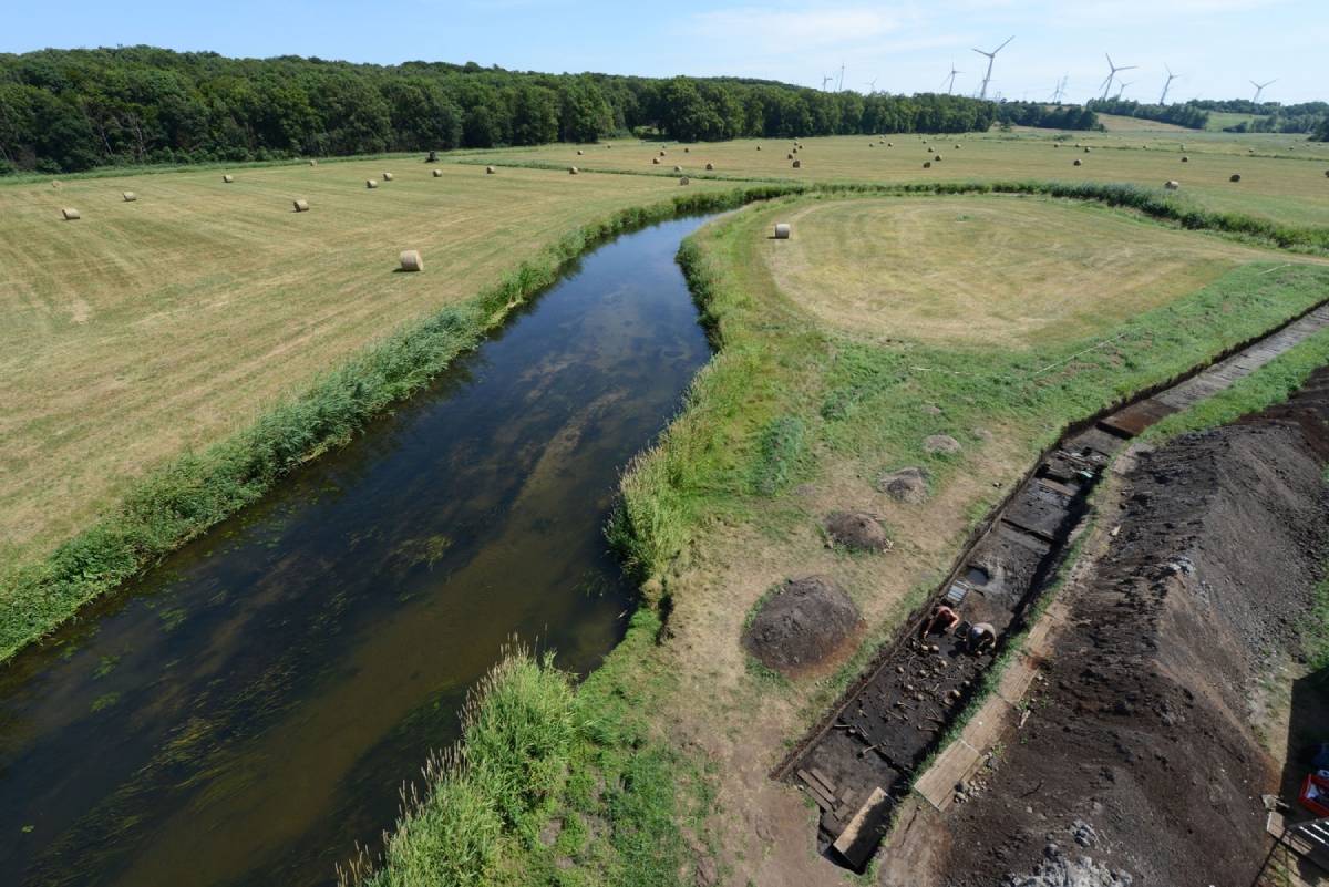 A bronze figurine was discovered in the streams of the Tollense River in Germany two years ago.