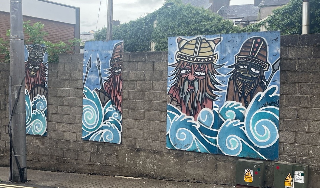 Viking graffiti in Waterford today. Source: northerlyreign, CC BY-SA 4.0, https://www.norsemap.eu/s/main/item/2826
