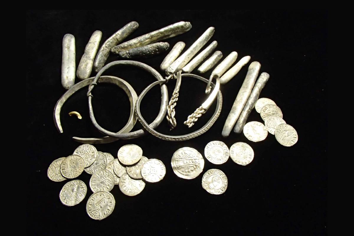 Part of the Watlington Hoard, believed to have been buried by a Viking in Oxfordshire while Wessex and Mercia resisted the Viking Great Army in the 870s.