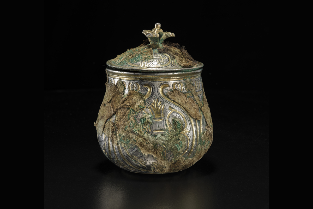 The Galloway Hoard, found in Scotland, includes a Persian artifact, highlighting the Vikings’ interactions with distant regions like Persia.