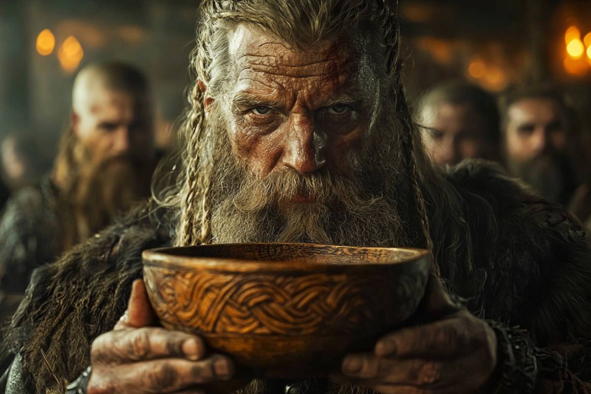 Beer bowls were a key part of Viking Age drinking customs, with warriors and families passing a shared vessel during feasts and ceremonies.