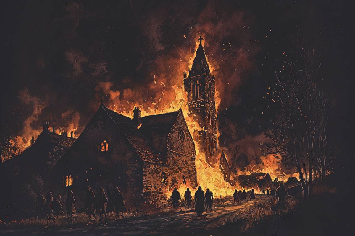 On St. Brice's Day in 1002, King Æthelred the Unready sanctioned the widespread slaughter of Danish inhabitants in England as a drastic measure against the backdrop of ongoing Viking threats.