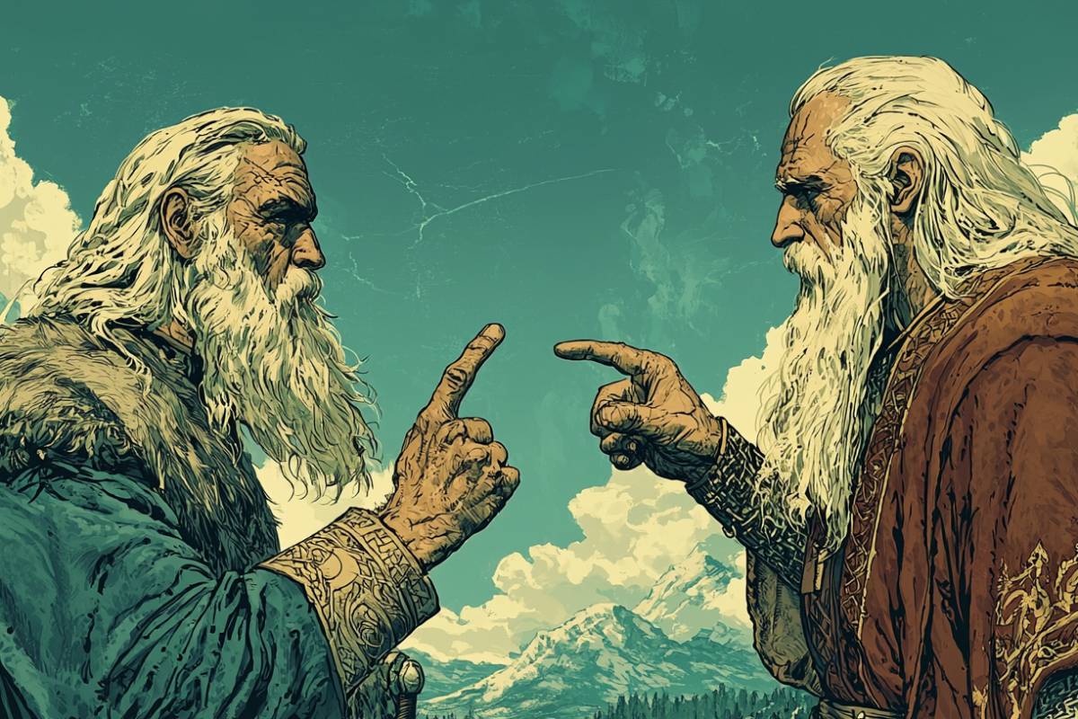 Flyting, a ritual exchange of insults in verse, was a common feature in Norse literature, exemplified by poems like Lokasenna and Hárbarðsljóð, where gods engage in verbal duels.